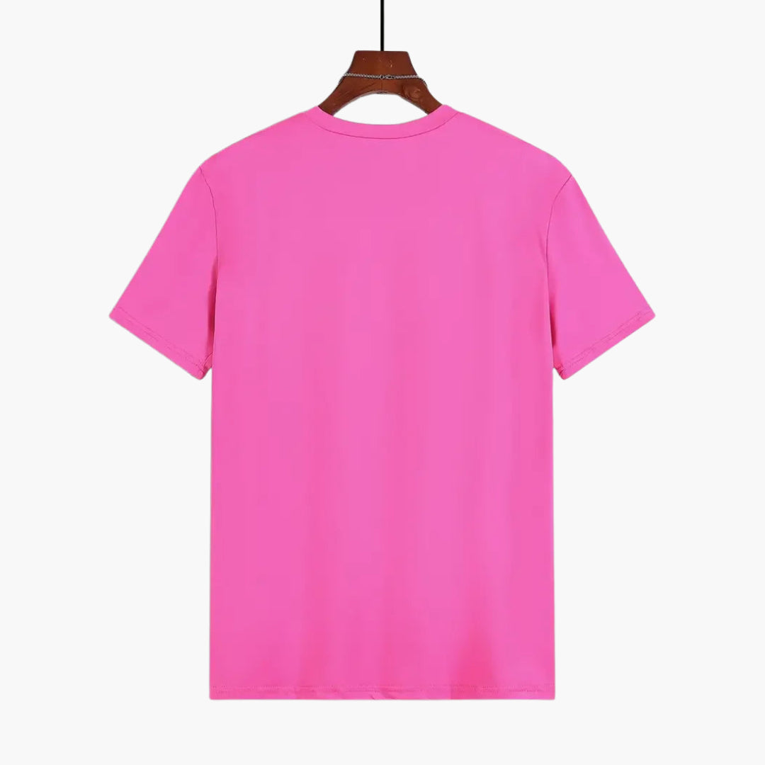 Camiseta hombre | cuello redondo con manga corta y corte recto