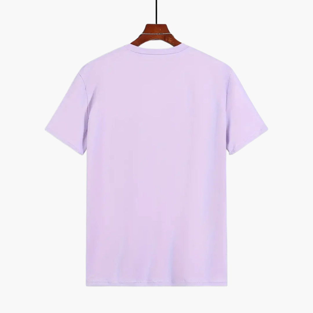 Camiseta hombre | cuello redondo con manga corta y corte recto