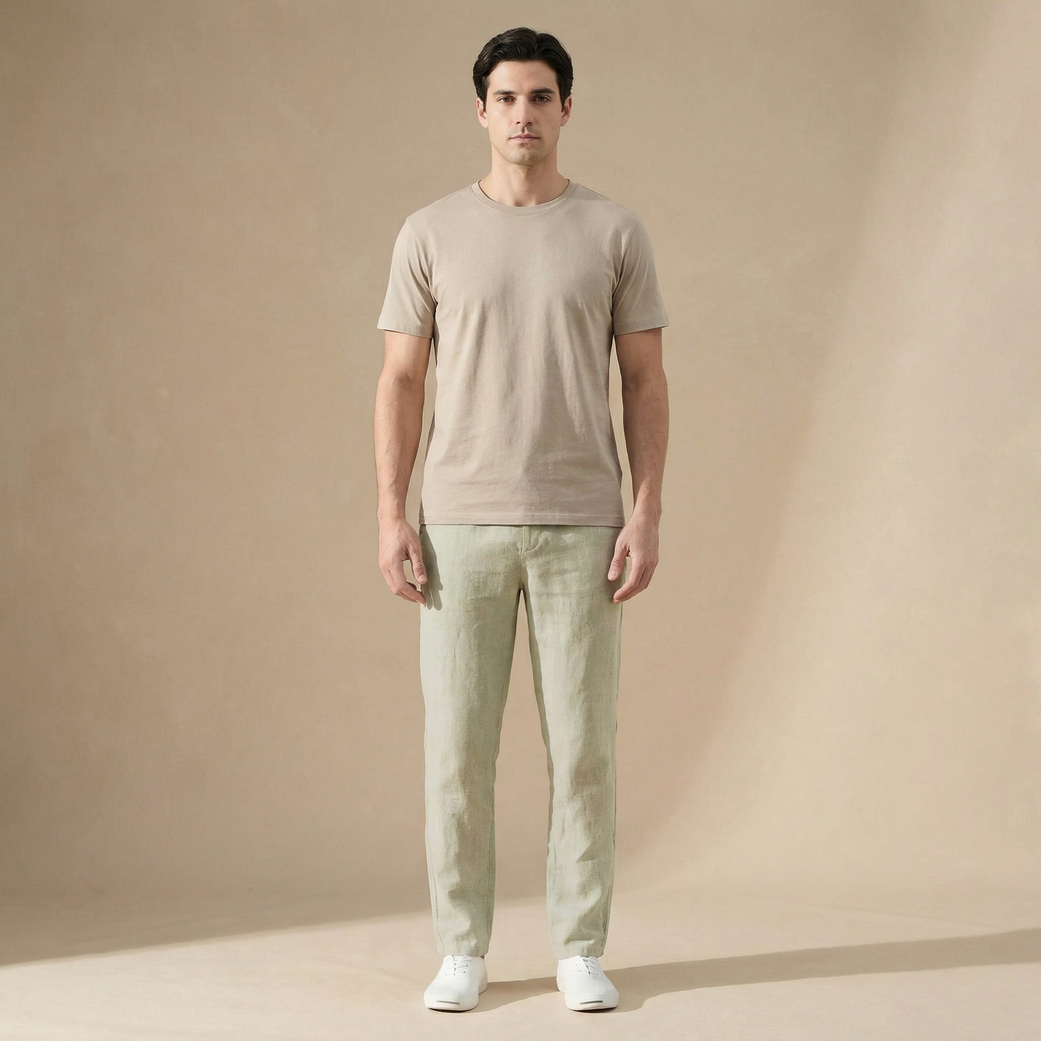 Pantalón Hombre Regular Fit | Corte Recto con Cintura Elástica
