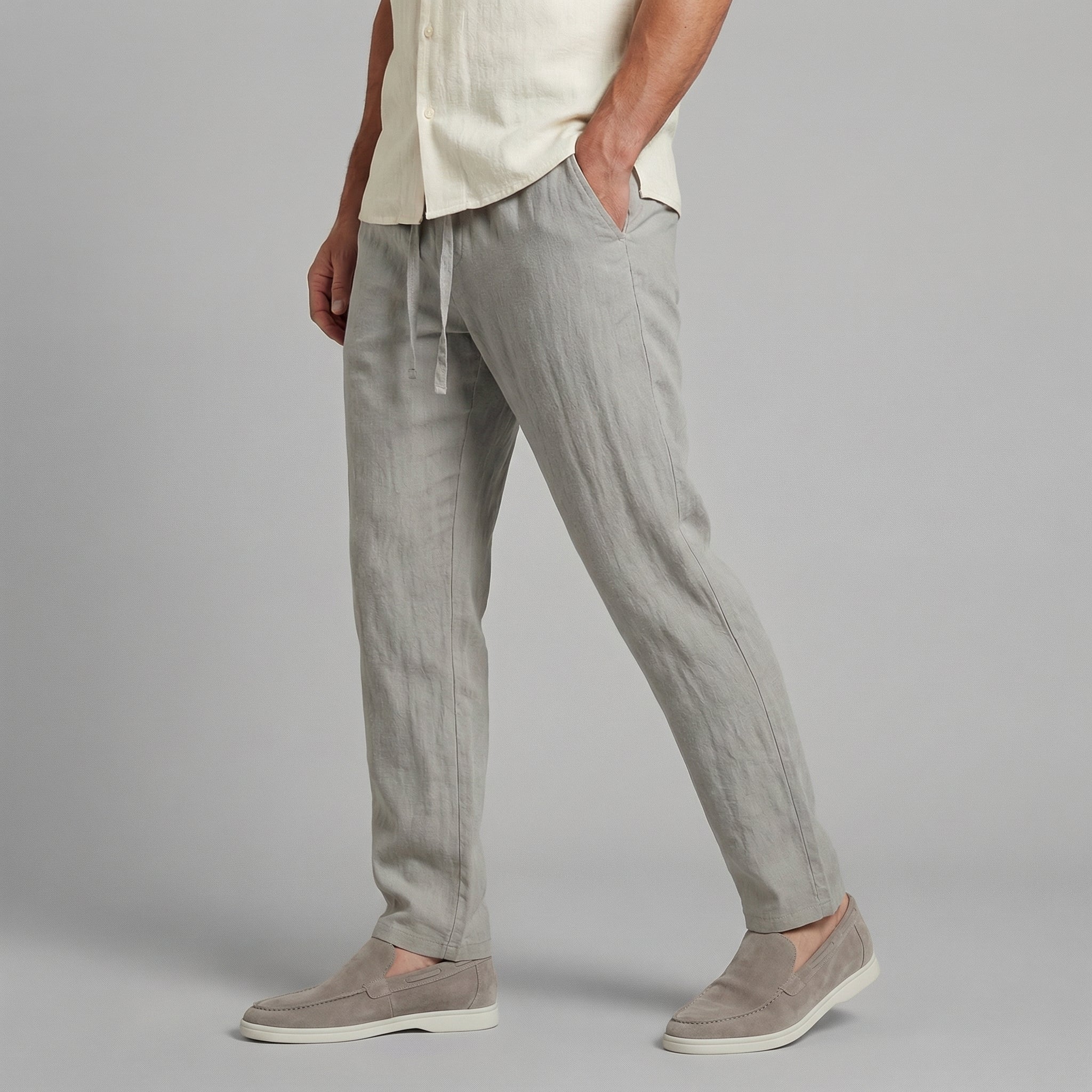 Pantalones Hombre Wide Leg | Corte Ancho para Clima Cálido