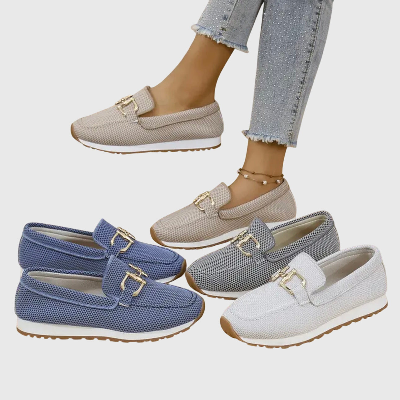 Mocasín Mujer | Suela Ergonómica con Plantilla Acolchada