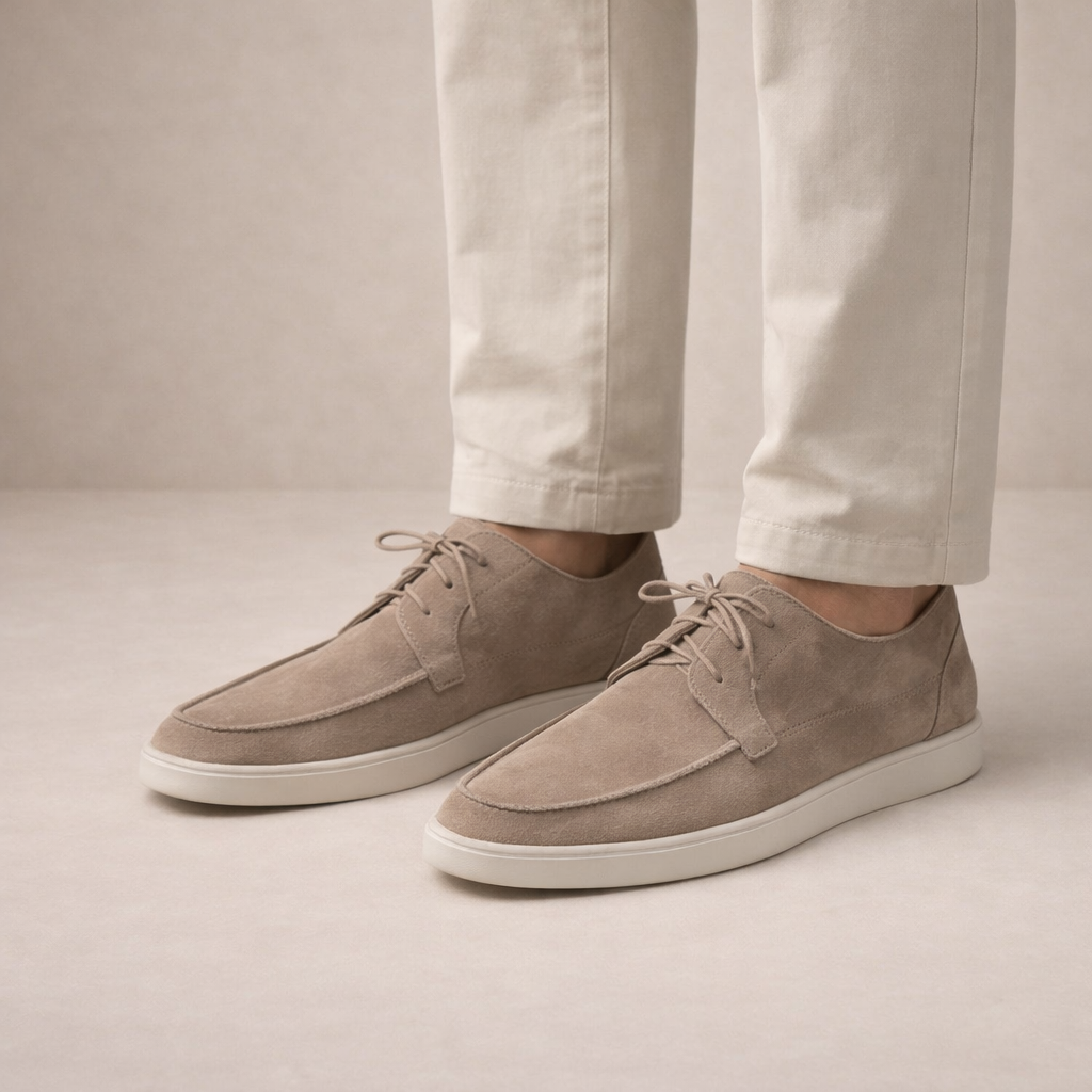 Mocasines Hombre | Puntera Cerrada con Cordones Ajustables