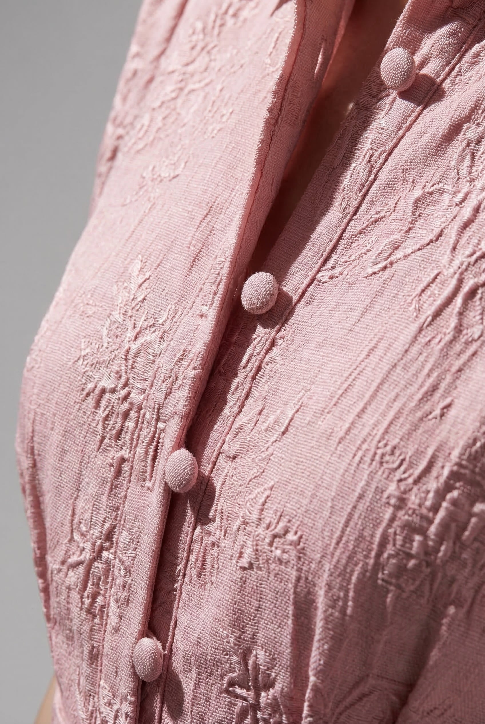 Vestido Mujer Maxi | Manga Abullonada con Cinturón en Cintura