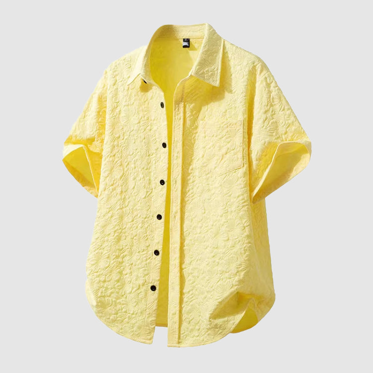 Camisa Hombre Regular Fit | Cuello Clásico Manga Corta