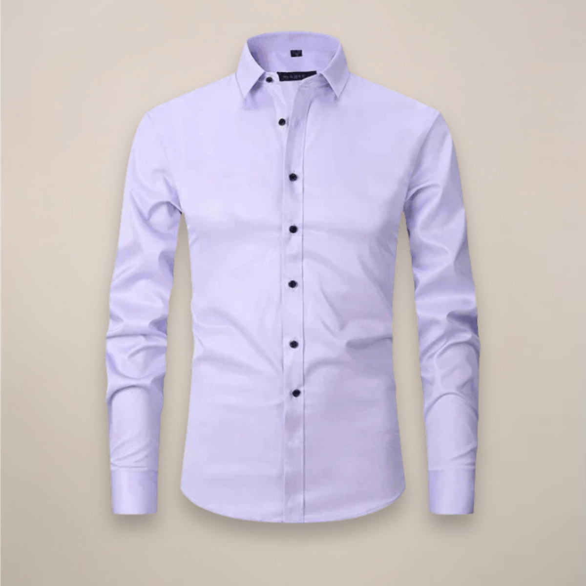 Camisa Hombre | Corte Estructurado con Cuello de Punta Largo