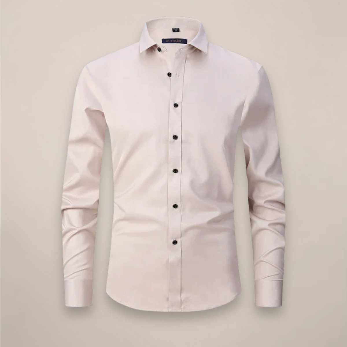 Camisa Hombre | Corte Estructurado con Cuello de Punta Largo