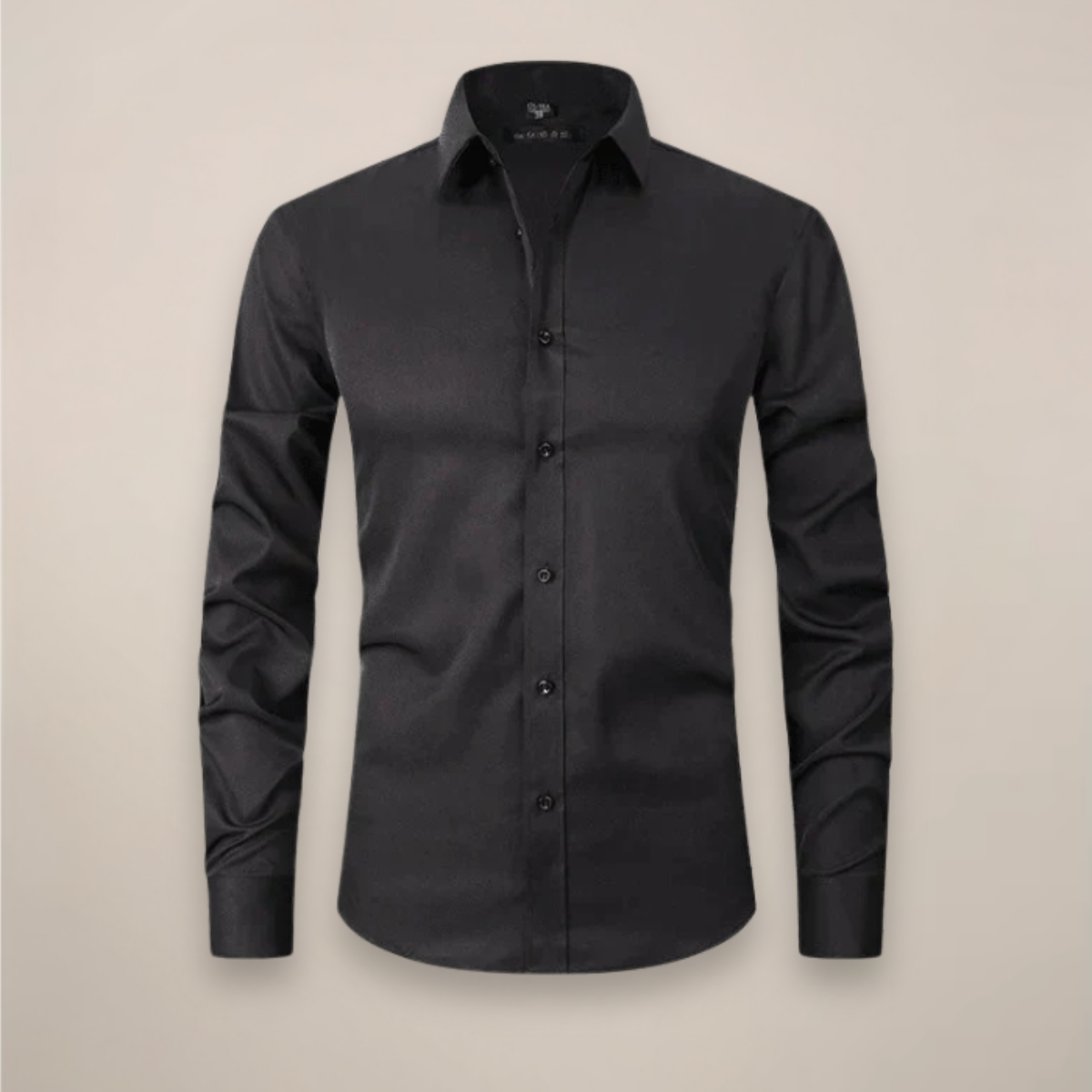 Camisa Hombre | Corte Estructurado con Cuello de Punta Largo