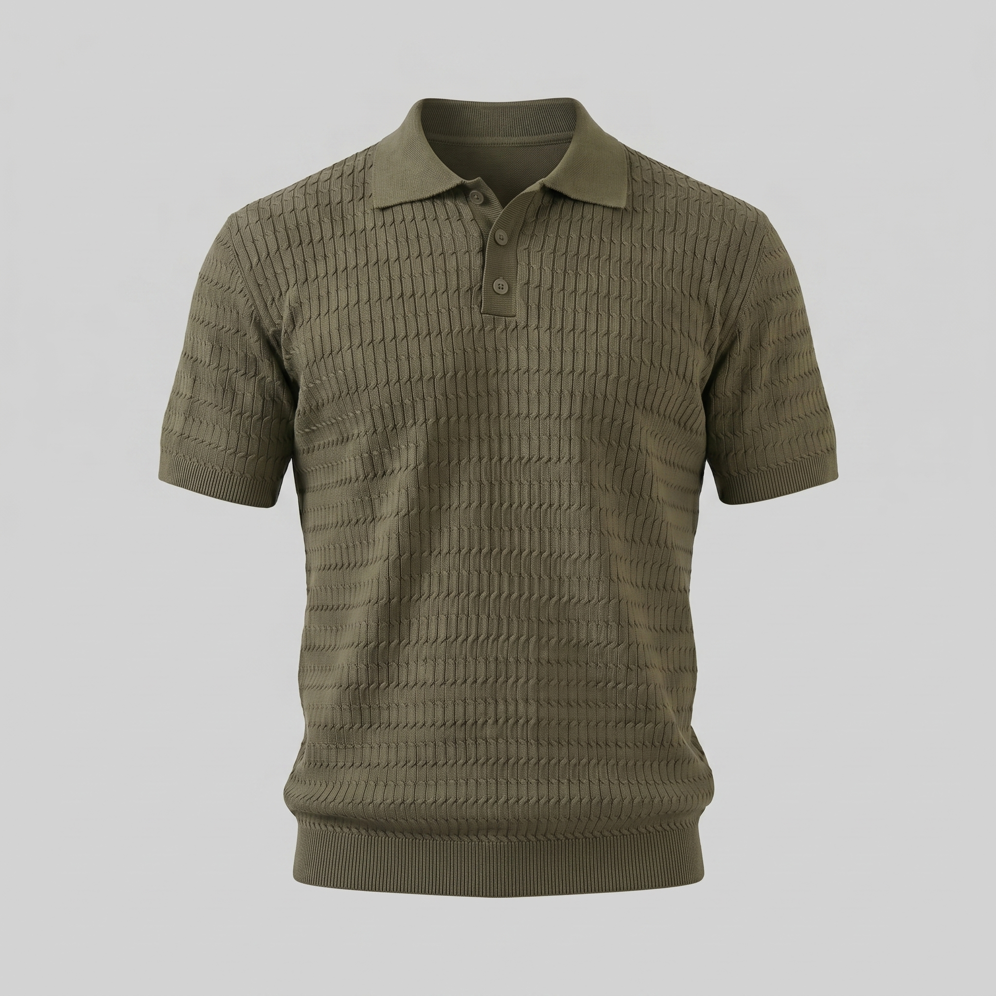 Polo Hombre Slim Fit | Cuello clásico y cierre de tres botones