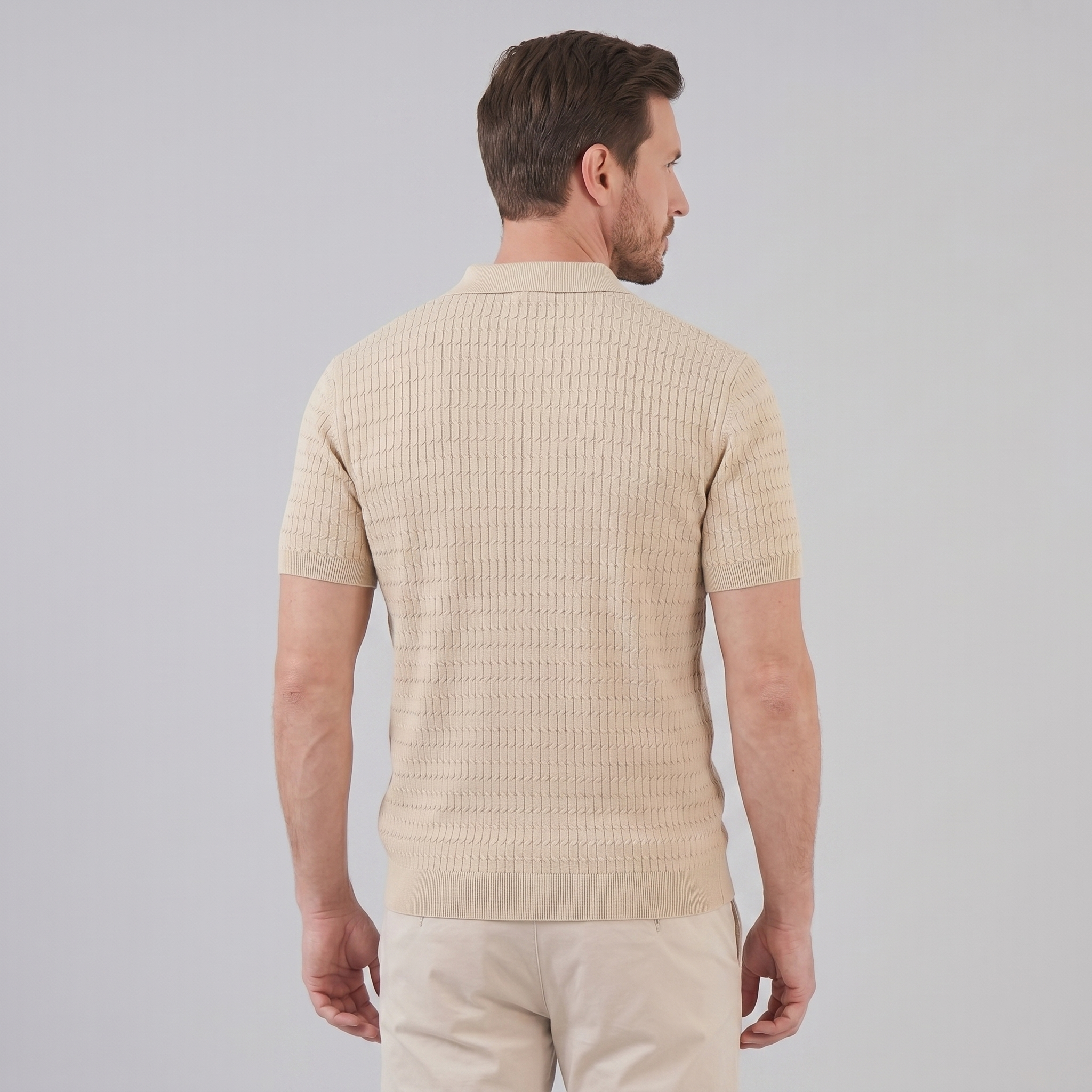 Polo Hombre Slim Fit | Cuello clásico y cierre de tres botones