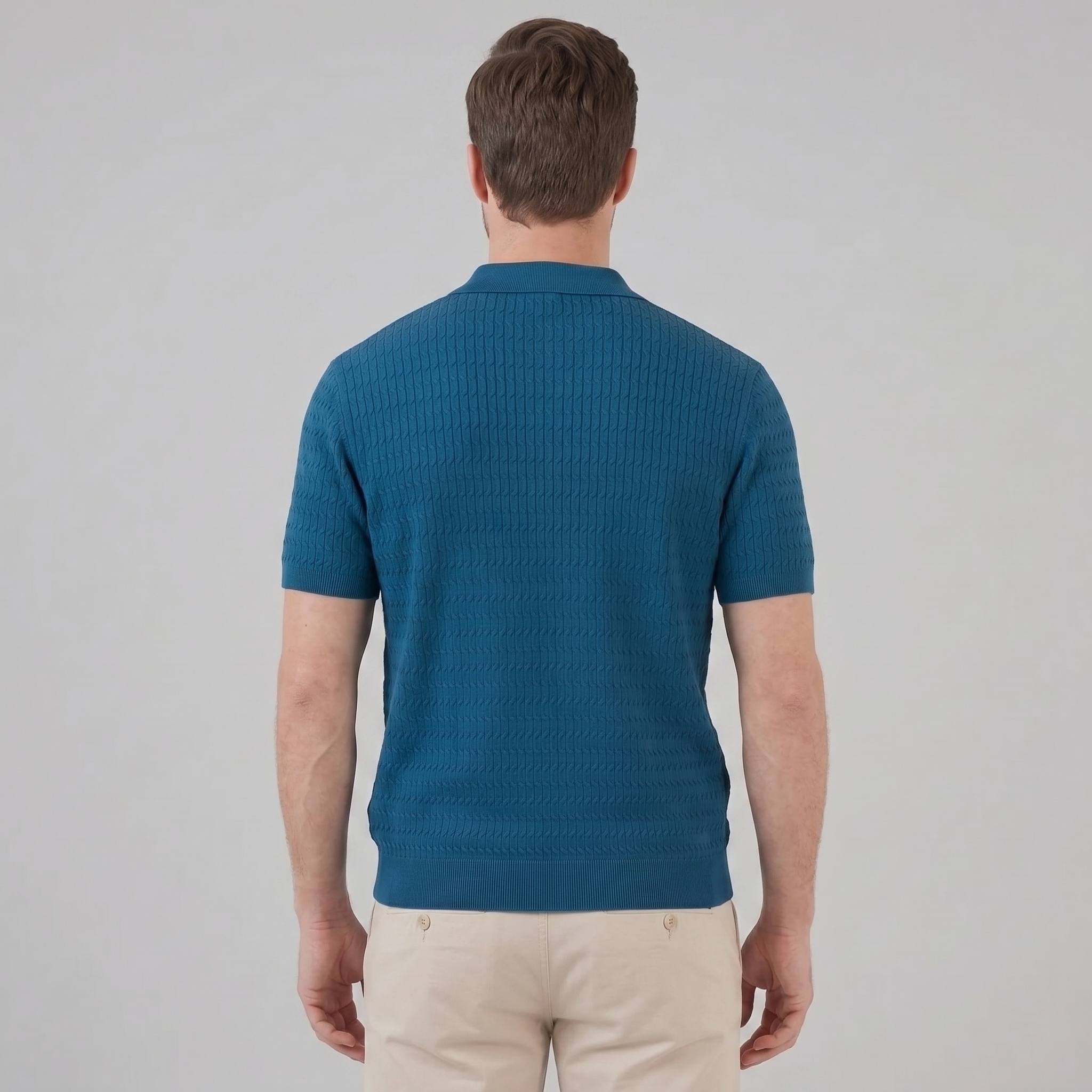 Polo Hombre Slim Fit | Cuello clásico y cierre de tres botones