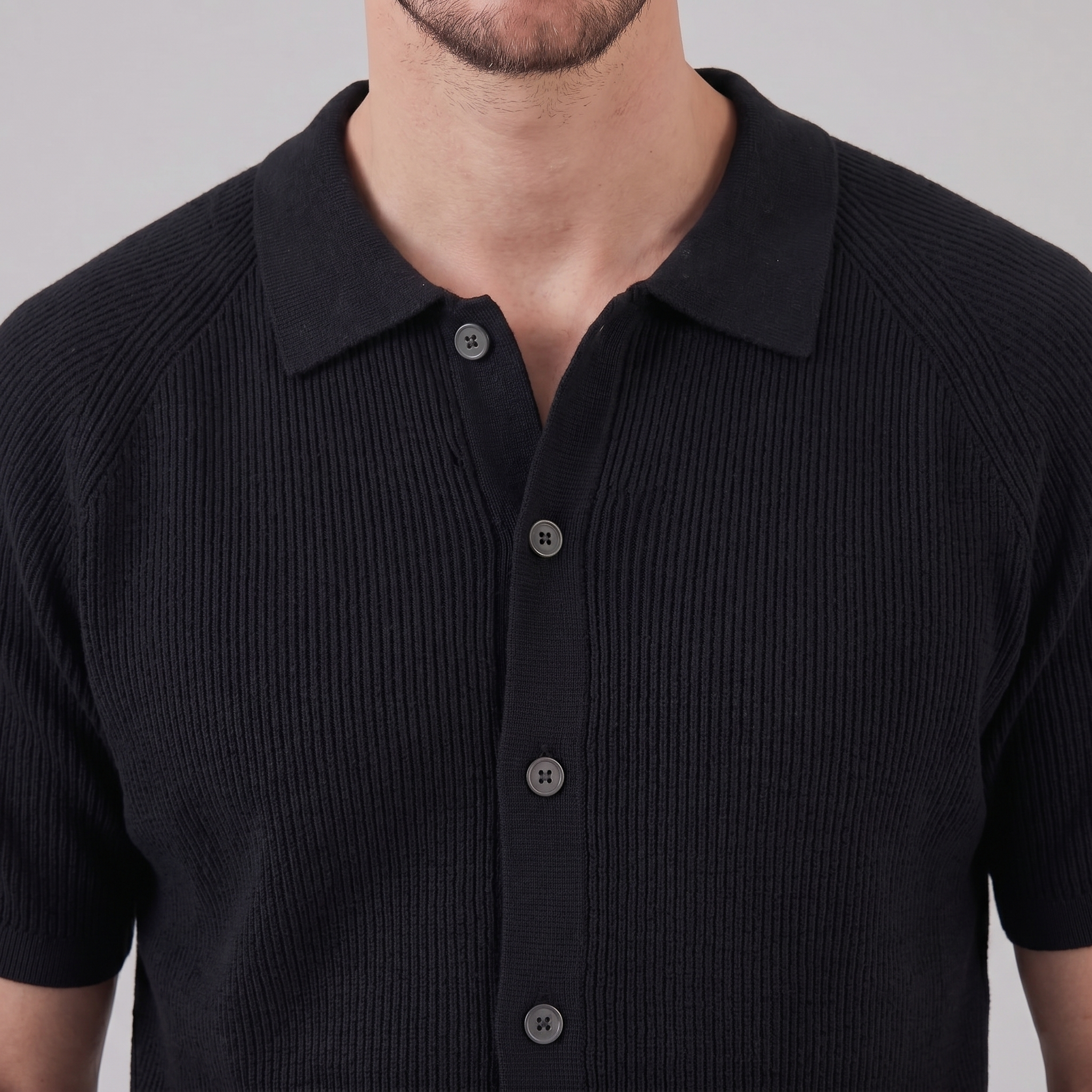 Polo Hombre | Cuello clásico con cierre de botones y manga larga