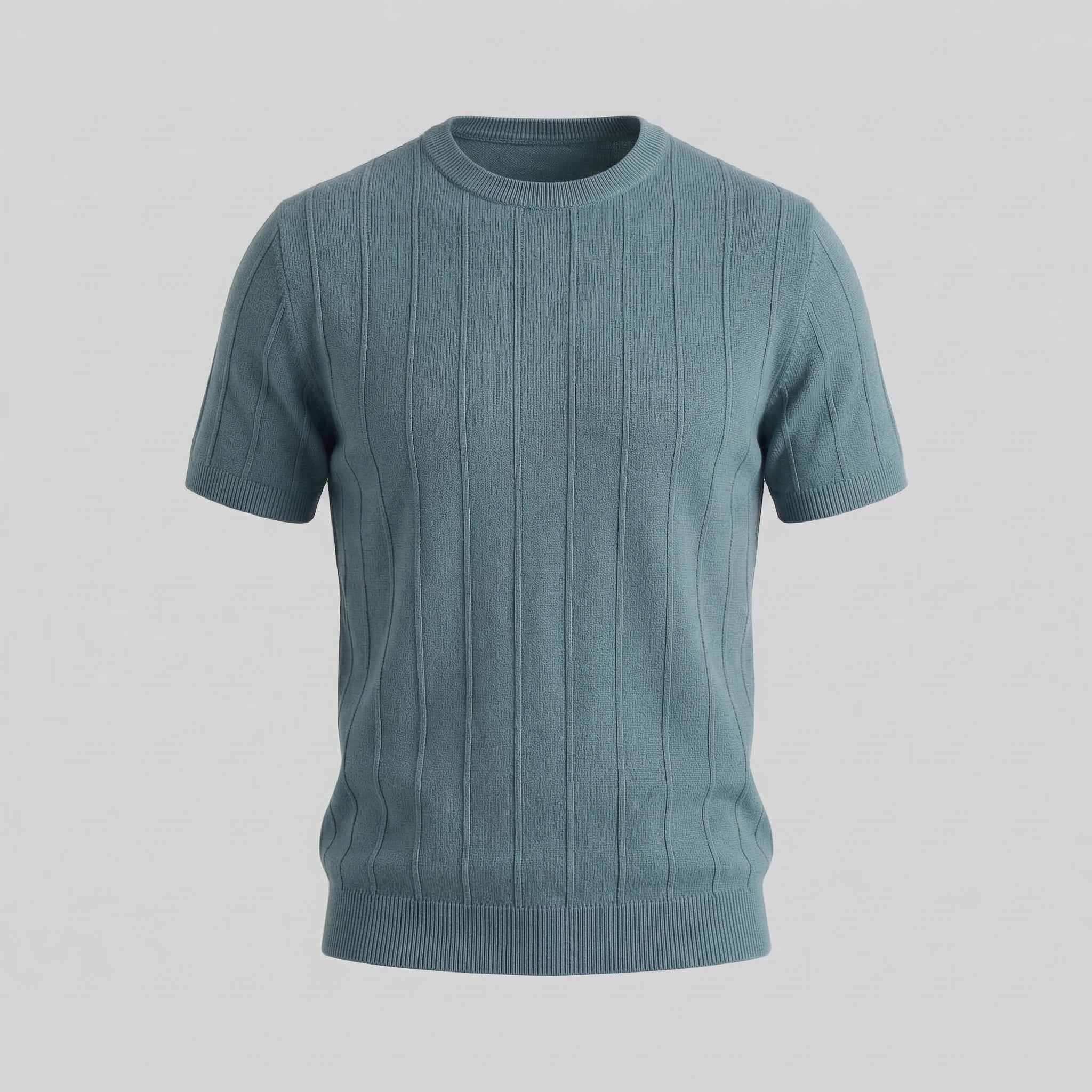 Camiseta Hombre | Tejido Acanalado de Manga Larga