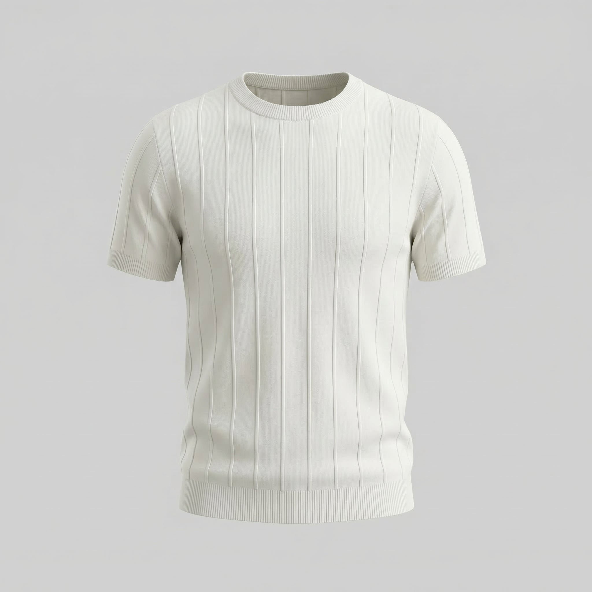Camiseta Hombre | Tejido Acanalado de Manga Larga