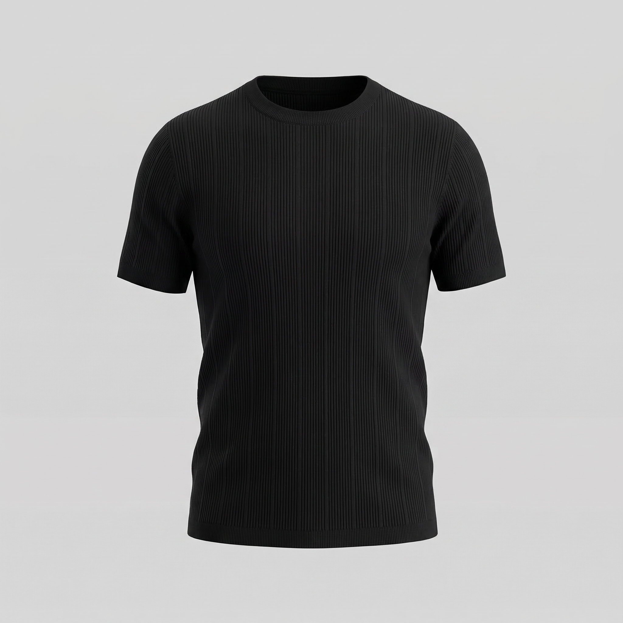 Camiseta Hombre | Tejido Acanalado de Manga Larga